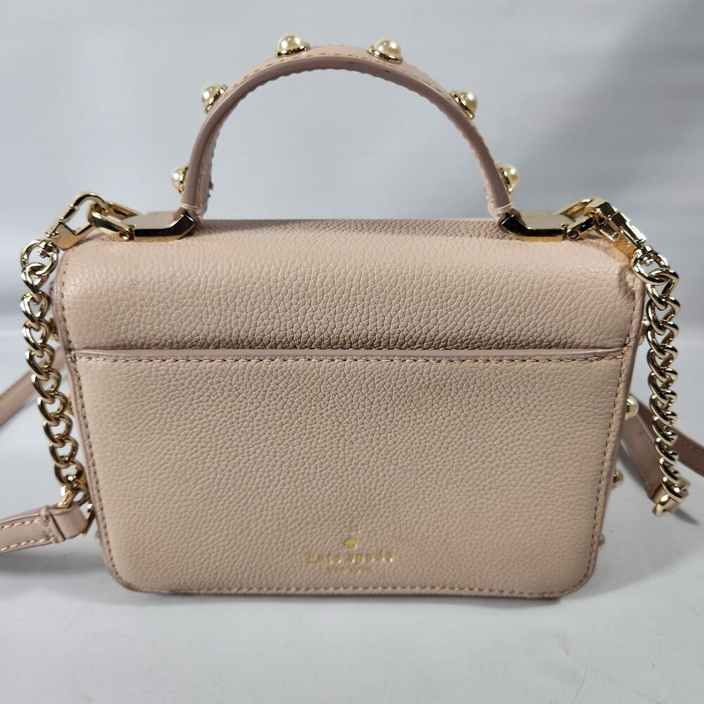 Kate Spade Serrano Place Pearl Maisie Baby Pink Handle Crossbody bag Purse